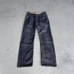 LACE DOCKING FADE DENIM PANTS ピスタチオ 24㌅ - メルカリ