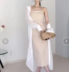 ZOZO限定パット付キャミワンピース　ロイヤルパーティー