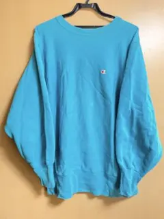 90s Champion チャンピオン USA製 リバースウィーブ L 水色