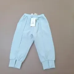 新品ブランシェス　ジョガーパンツ　水色　ブルー系