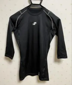 SSK 七分袖アンダーシャツ　ブラック　黒