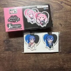 桜ミク　KAITO 一番くじ　J賞　クリアバッジセット