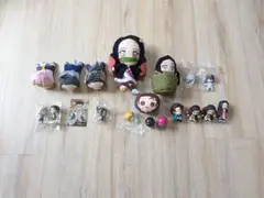 鬼滅の刃　炭治郎　禰豆子他　ぬいぐるみ　フィギュア　カプセルトイ等セット