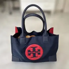 Tory Burch トートバッグ ネイビー/レッド