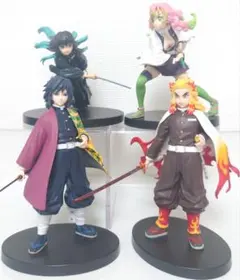 鬼滅の刃　フィギュアセット　煉獄杏寿郎　冨岡義勇　甘露寺蜜璃　時透無一郎　柱