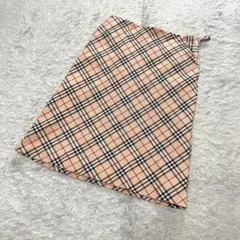 良品 BURBERRY バーバリー ノバチェック 台形スカート 36 Sサイズ