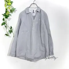 アーノルドパーマー タイムレス ストライプ柄 スキッパーシャツ チュニック Lのサムネイル