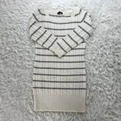 秋冬先取り‼️iCB アイシービー サイズS ケーブルニットロングワンピース