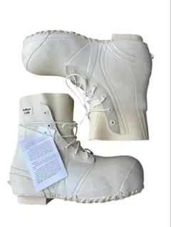 00s "us army"white bunny boots