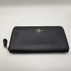 超メルカリ市セール価格]COACH ブラック cc489長財布アウトレット品 