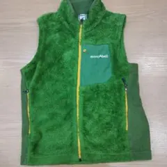 mont-bell フリースベスト 緑
