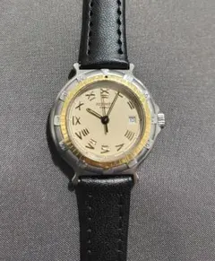 稼働品】エルメス クリッパー キャプテンニモ メンズ クォーツ デイト