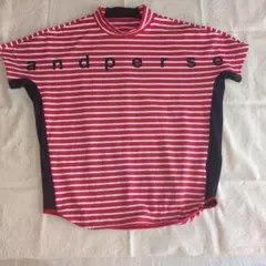 and per se ボーダー モックネック シャツのサムネイル