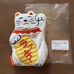 BEAMS ラッキーまねきねこポーチのサムネイル