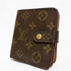 LOUIS VUITTON モノグラム コンパクトジップ 二つ折り財布