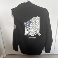 【進撃の巨人】調査兵団　フード付きパーカーレディースMサイズ