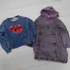 エックスガールステージス　140 ワンピース トップス　セット