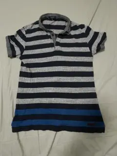 BURBERRY ボーダーポロシャツ