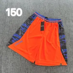 新品　SPALDING 150cm ネオンオレンジ　迷彩　バスパン　キッズのサムネイル