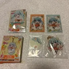 （未使用品）初音ミク フリューくじ　アクリルキーホルダー　クリアカード　セット