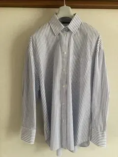 ZARA ストライプシャツ 長袖 ブルー系のサムネイル