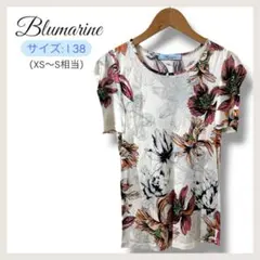 Blumarine ブルマリン 花柄 半袖 カットソー XS~S相当 イタリア製のサムネイル