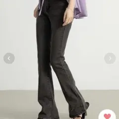 DAY CLOSET ハイウエストストレッチフレアブーツカットデニムパンツのサムネイル