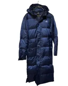 ★暖かいです♪　adidas　ダウン　ベンチコート　クライマプルーフ