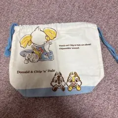 ドナルドダック チップ＆デール お弁当袋