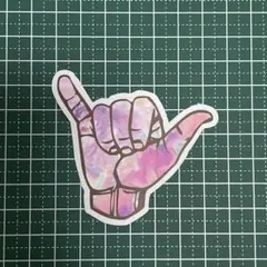 防水ステッカー　アロハ　ハワイ