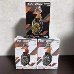 CRAZY RACCOON フィギュア 3点セット