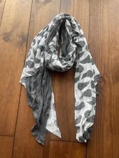 羽根模様　ストール