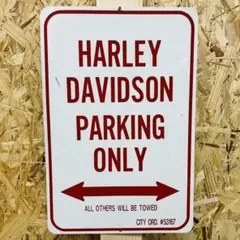 【年末SALE】HARLEY DAVIDSON PARKING ONLY