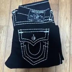 ネ*申様 品薄 True Religion バギーデニム 赤ステッチ 29 正規 - メルカリ