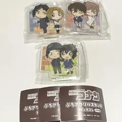 【新品未開封・匿名発送】 名探偵コナン ぷちアクリルスタンド デュオコレ 3点