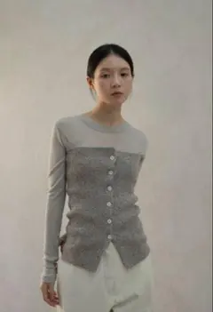 トップス OHOTORO Mixed Tube Knit mixed tube knit | OHOTORO