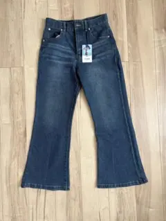 【coca】MOVE DENIM フレアデニム インディゴブルーのサムネイル