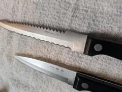 刀匠　兼守　包丁セット 波刃と直刃 2本セット