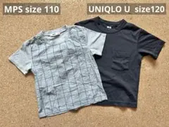 UNIQLO & MPS 半袖Tシャツ 2枚セット 120cm 110cm