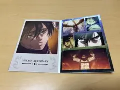 進撃の巨人 ミカサ・アッカーマン メモリアルカード