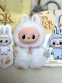 「H」POPMART PIN FOR LOVE ミニラブブ イニシャルラブブ