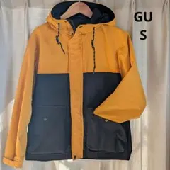 GU マウンテンパーカー イエロー/ブラック S