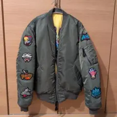 【極美品】AVIREX アヴィレックス MA-1 ヒロアカコラボ　リバーシブル