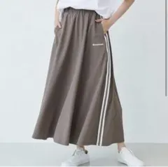 CONVERSE サイドライン フレアスカート ロング丈のサムネイル