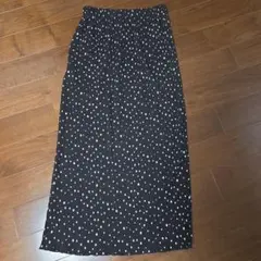 コカ　ドット柄ロングスカート