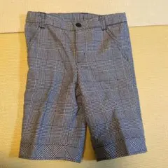 COMME CA ISM チェック柄ハーフパンツ 100センチ