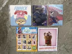 【ズートピア2】ブロマイド＆紙コースター＆クリアカード