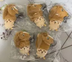 【新品】ちいかわ 馬を被ったうさぎ　マスコット 5点セット