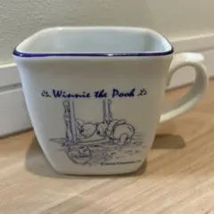 ウィニー・ザ・プー 角型マグカップ　くまのプーさん