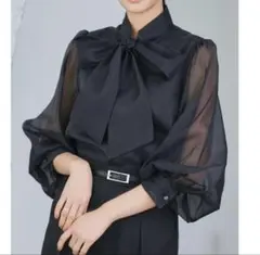 シアービックリボンブラウス ルイルエブティック